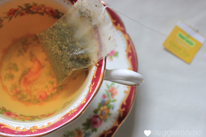 green tea with lemon myrtle veggie mama