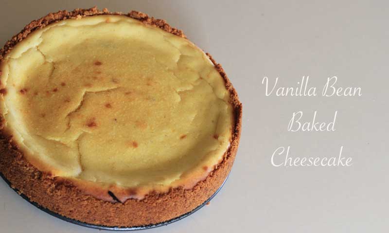 vanilla-bean-baked-cheesecake