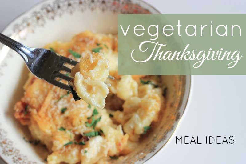 Vegetarian thanksgiving meal ideas - you won't go hungry this holiday season! // www.theveggiemama.com