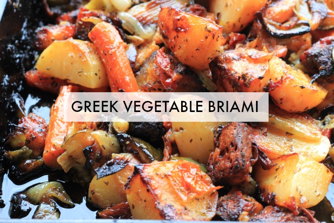 Greek Style Briami Recipe (Simple Vegetable Stew Recipe)