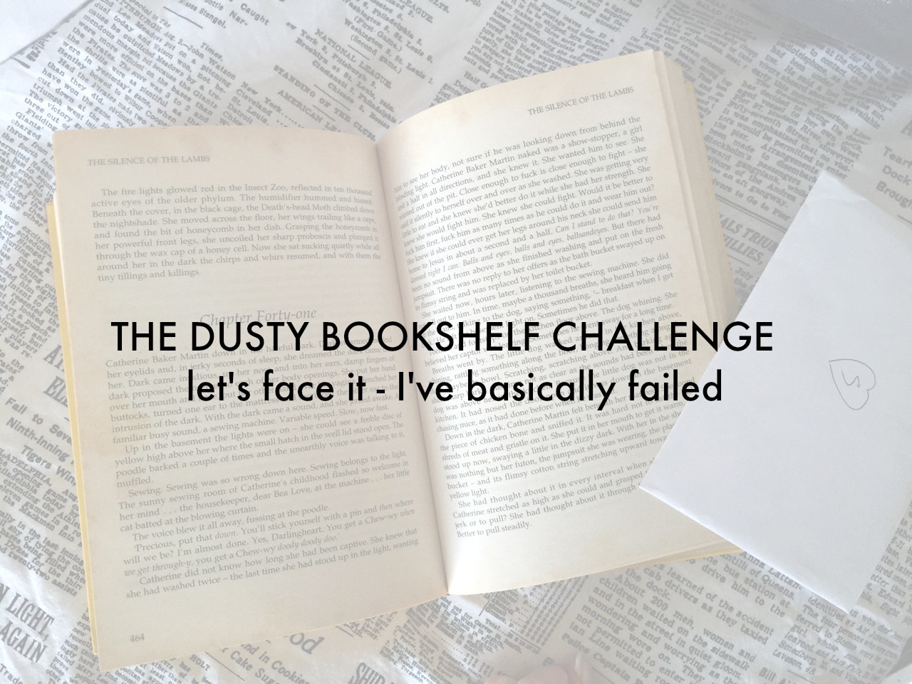 the dusty bookshelf challenge