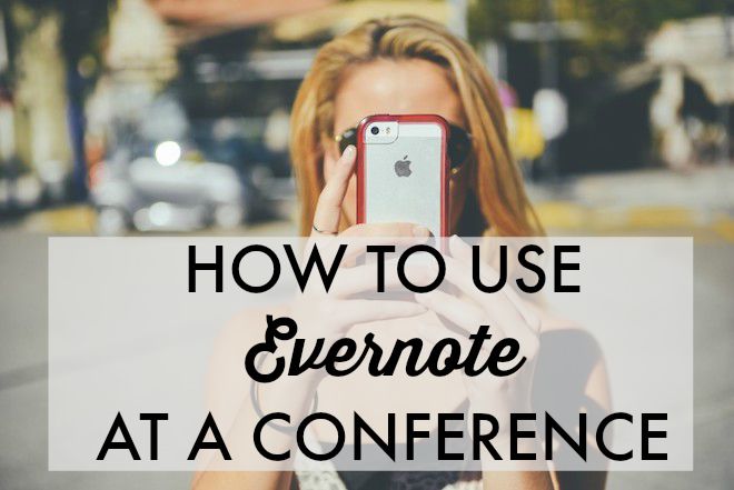 The best way to get the most out of Evernote when you're at a conference. Note-taking, contacts, and more!