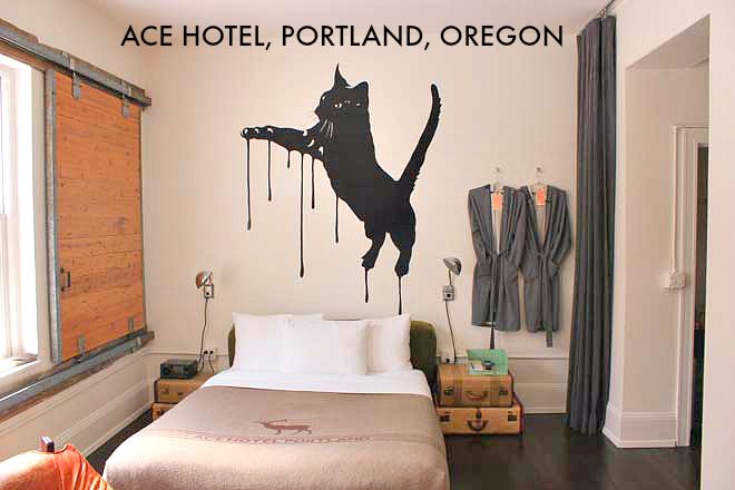 Ace hotel, Portland, Oregon on Veggie Mama