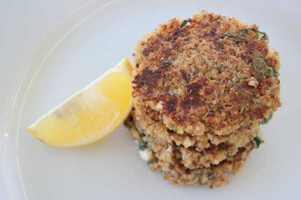 Quinoa patties with feta and oregano | Veggie Mama
